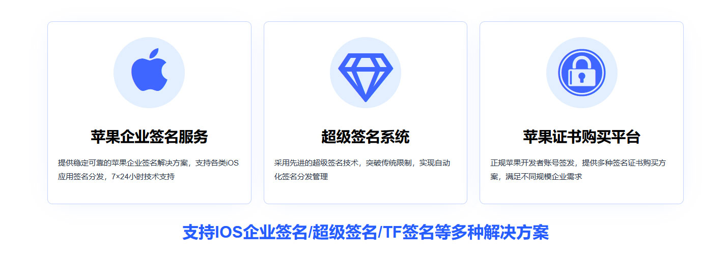 苹果签名-IPA签名-IOS签名